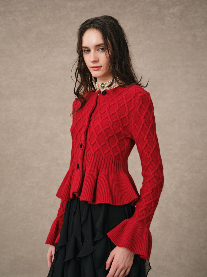 Freya | 100% Wool Cardigan
