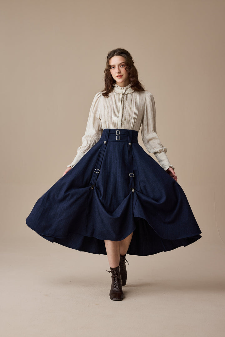 Cynthia 16 | Adjustable wool skirt