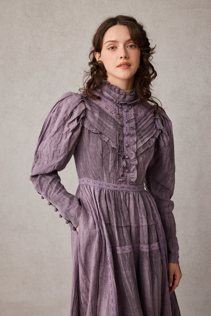 MARY 18 | VINTAGE LINEN DRESS GOWN