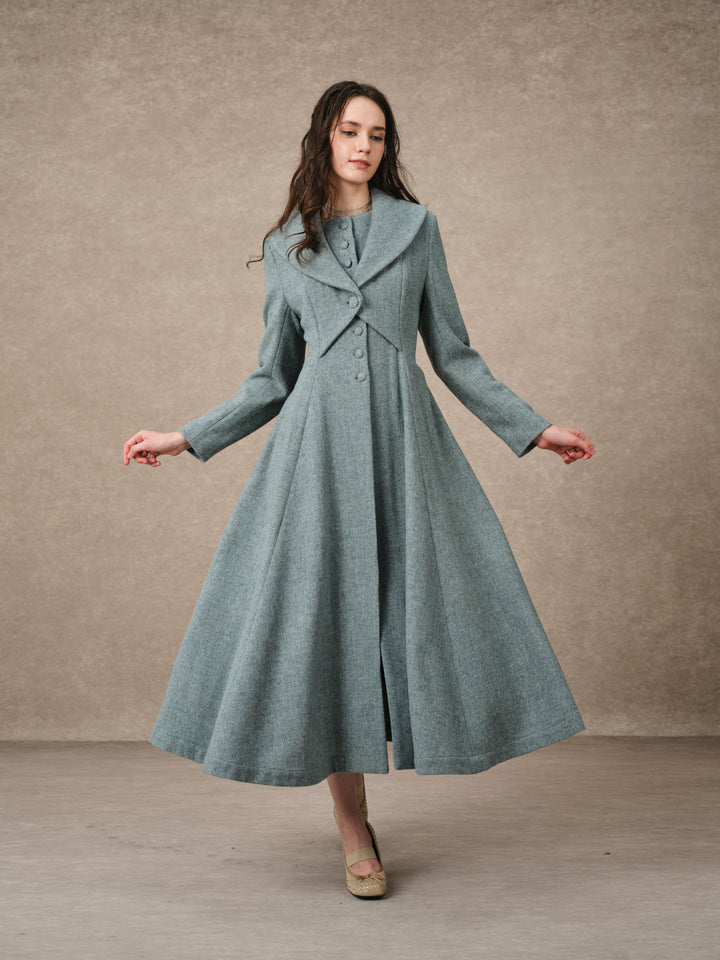 Gemma 17 | 100% wool victorian coat