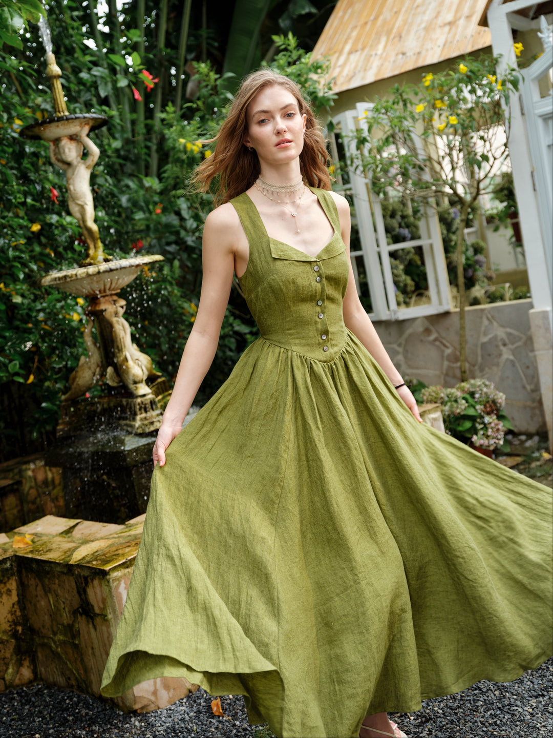 Summer 18 | The Avocado & Cream Linen Dress Summer 18 | The Avocado & Cream Linen Dress
