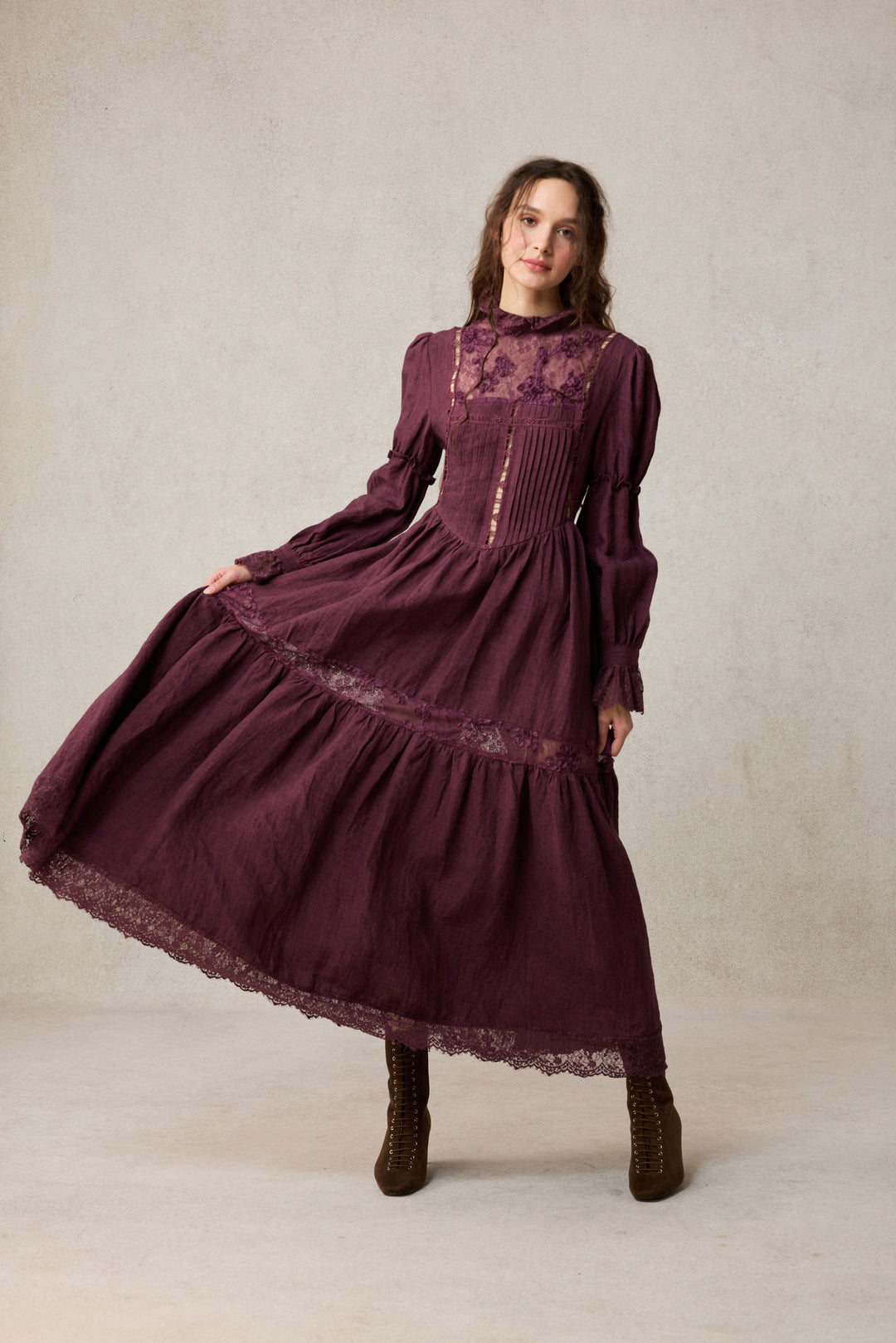 Beverly 31| victorian linen dress