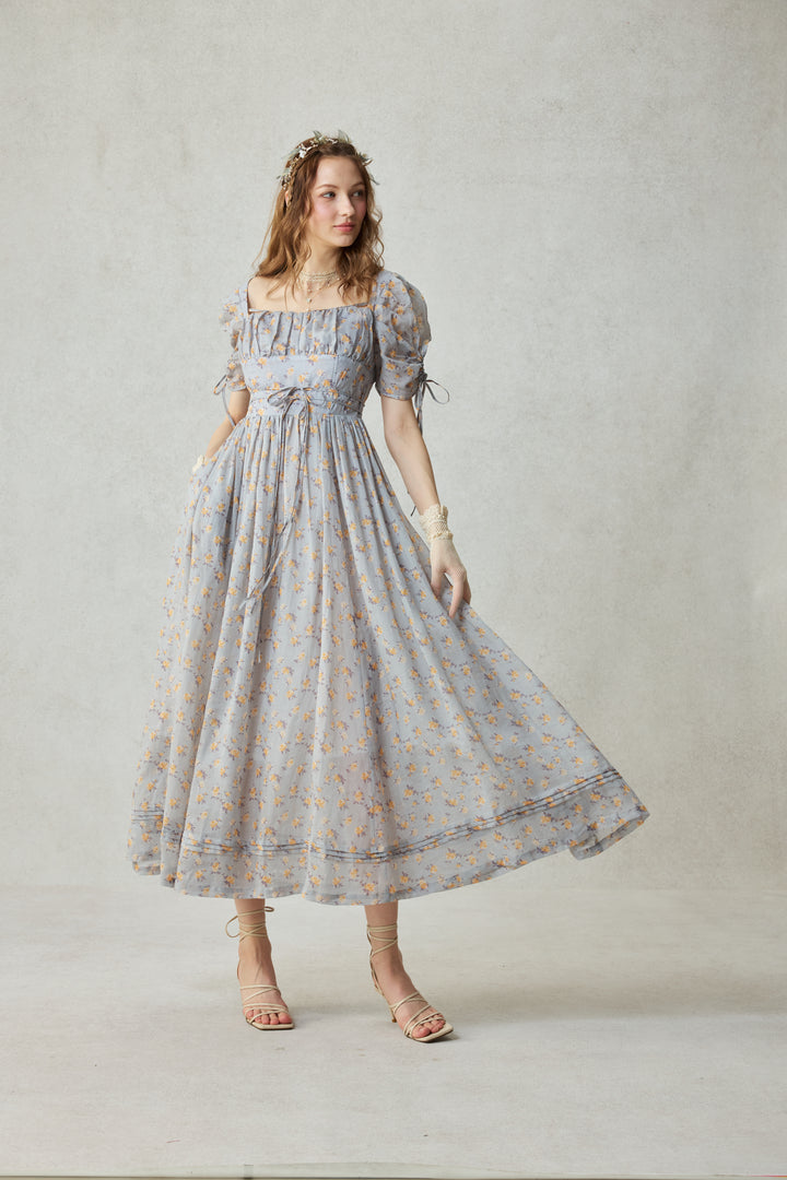 Monette 27 | Corset Linen Dress