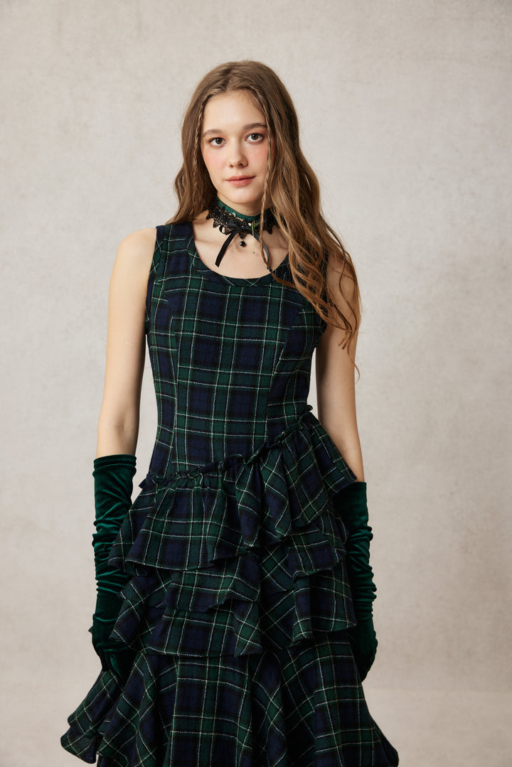 Offred 17 | 100% wool layered dress gown