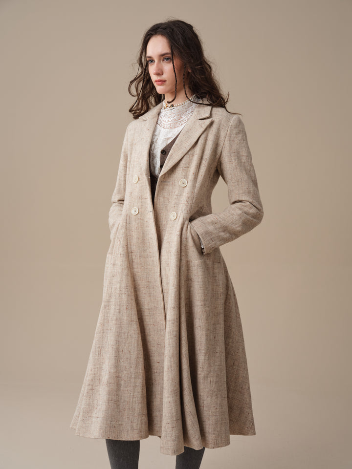 The Roman Holiday 17 | 100% wool classic coat
