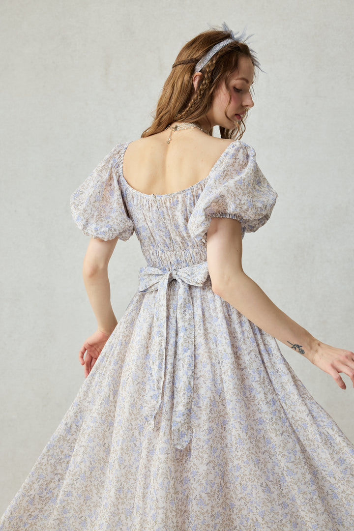 Alice 19 | Floral linen dress