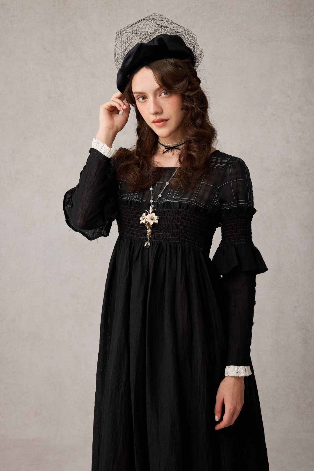 Orchid 19 |romantic linen gown