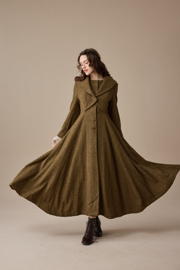 Gemma 17 | 100% wool victorian coat