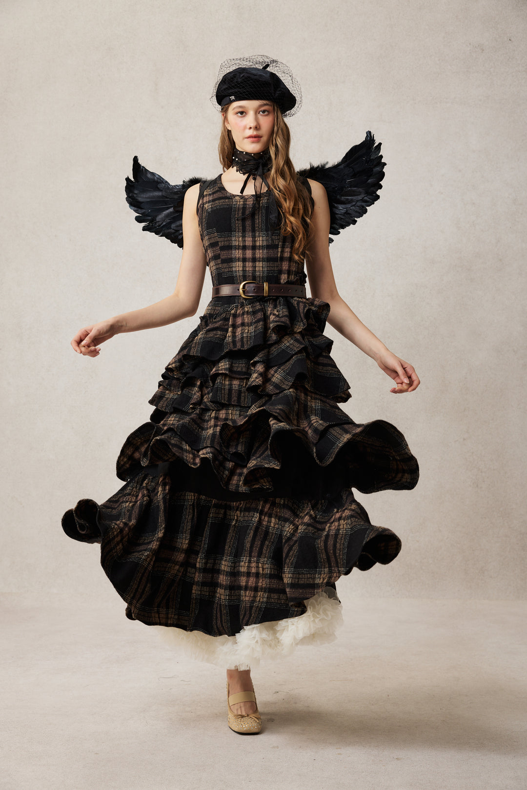 Offred 17 | 100% wool layered dress gown