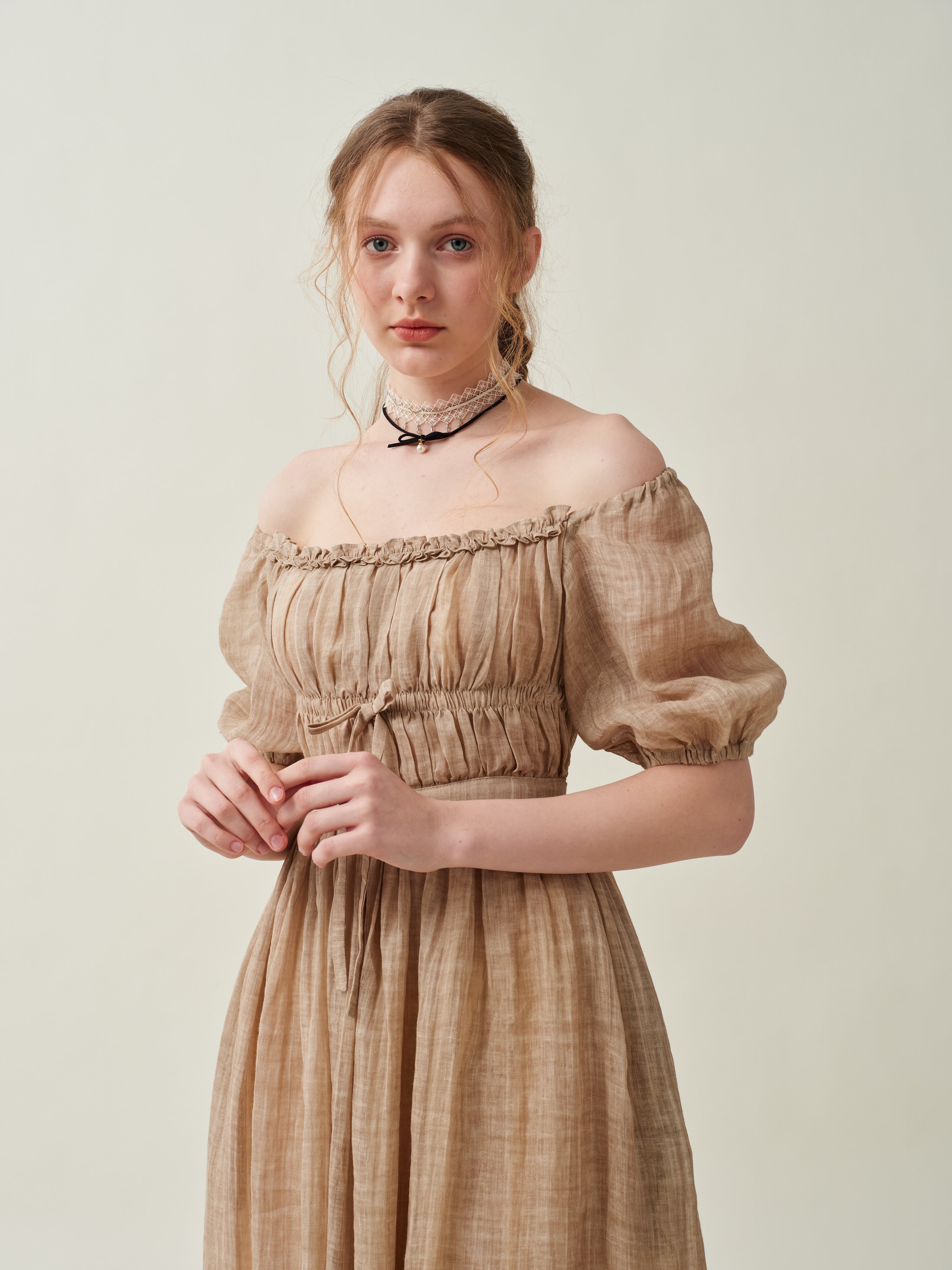 Osmanthus 01 | maxi linen dress – Linennaive