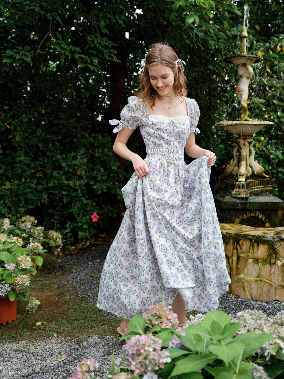 hydrangea dress WOMEN'S HYDRANGEA DRESS L