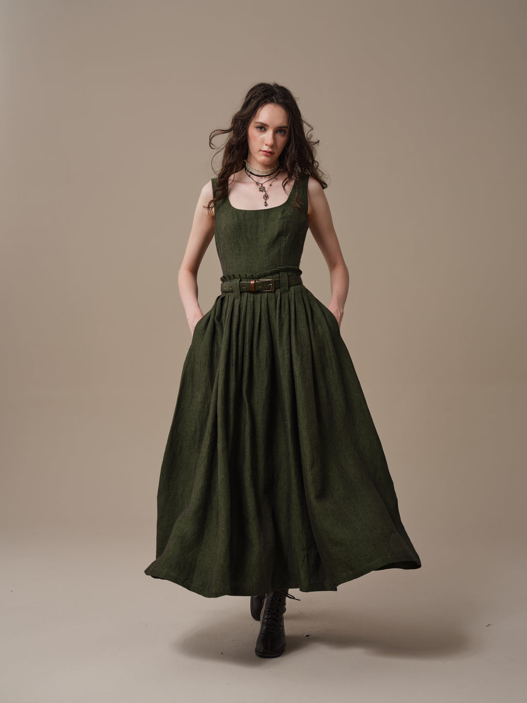 Clover 07 | Structured Linen Dress