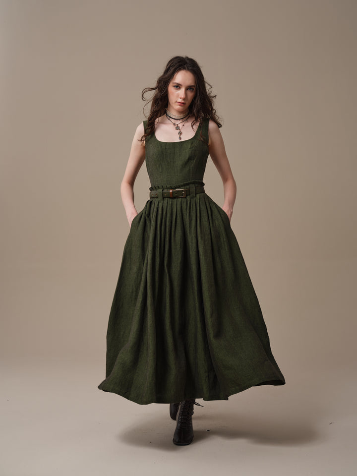 Clover 07 | Structured Linen Dress