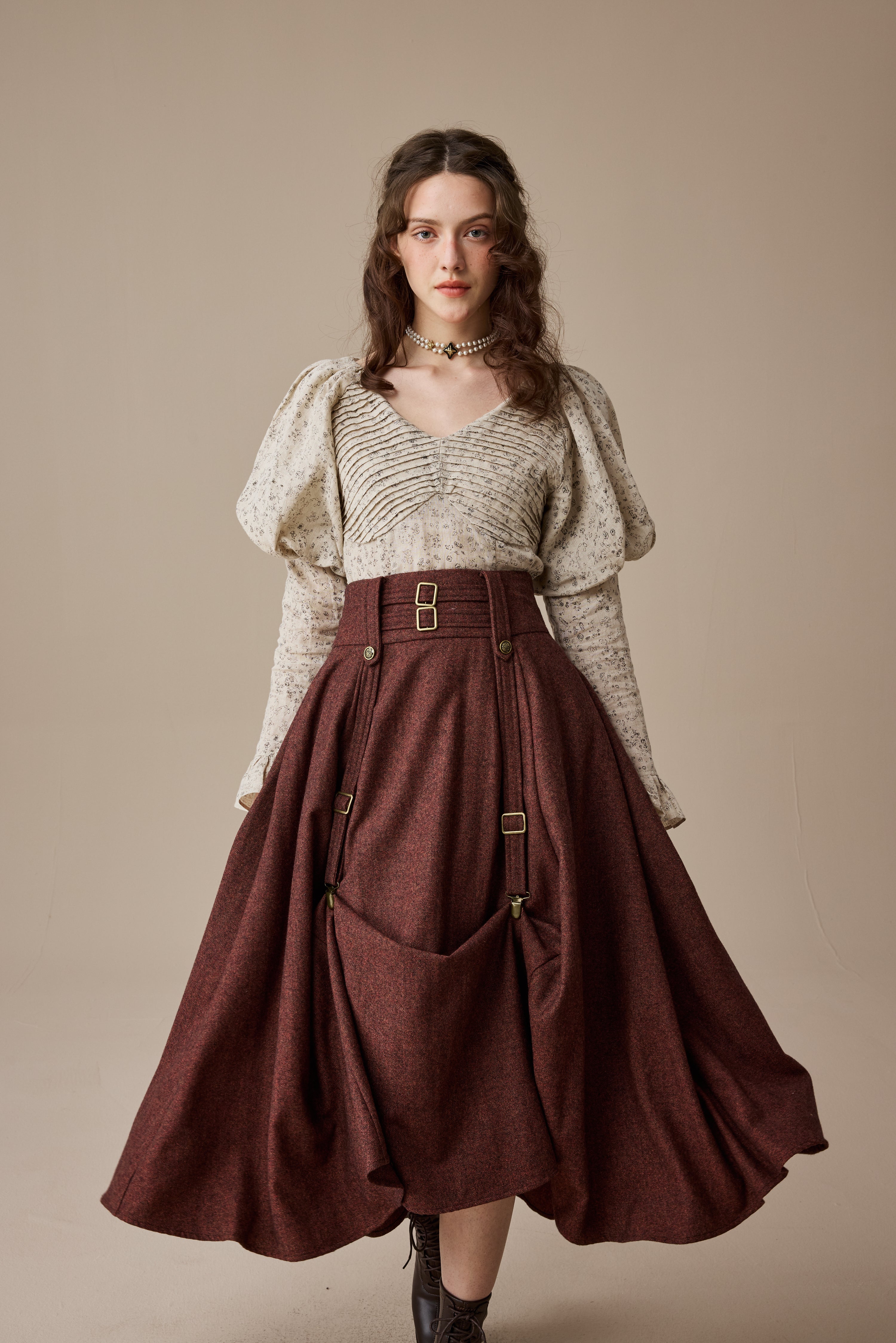 CHACOTT - 新品未開封ウノアNoble skirt variationLサイズグレープ CHACOTT - 新品未開封ウノアNoble skirt variationLサイズ