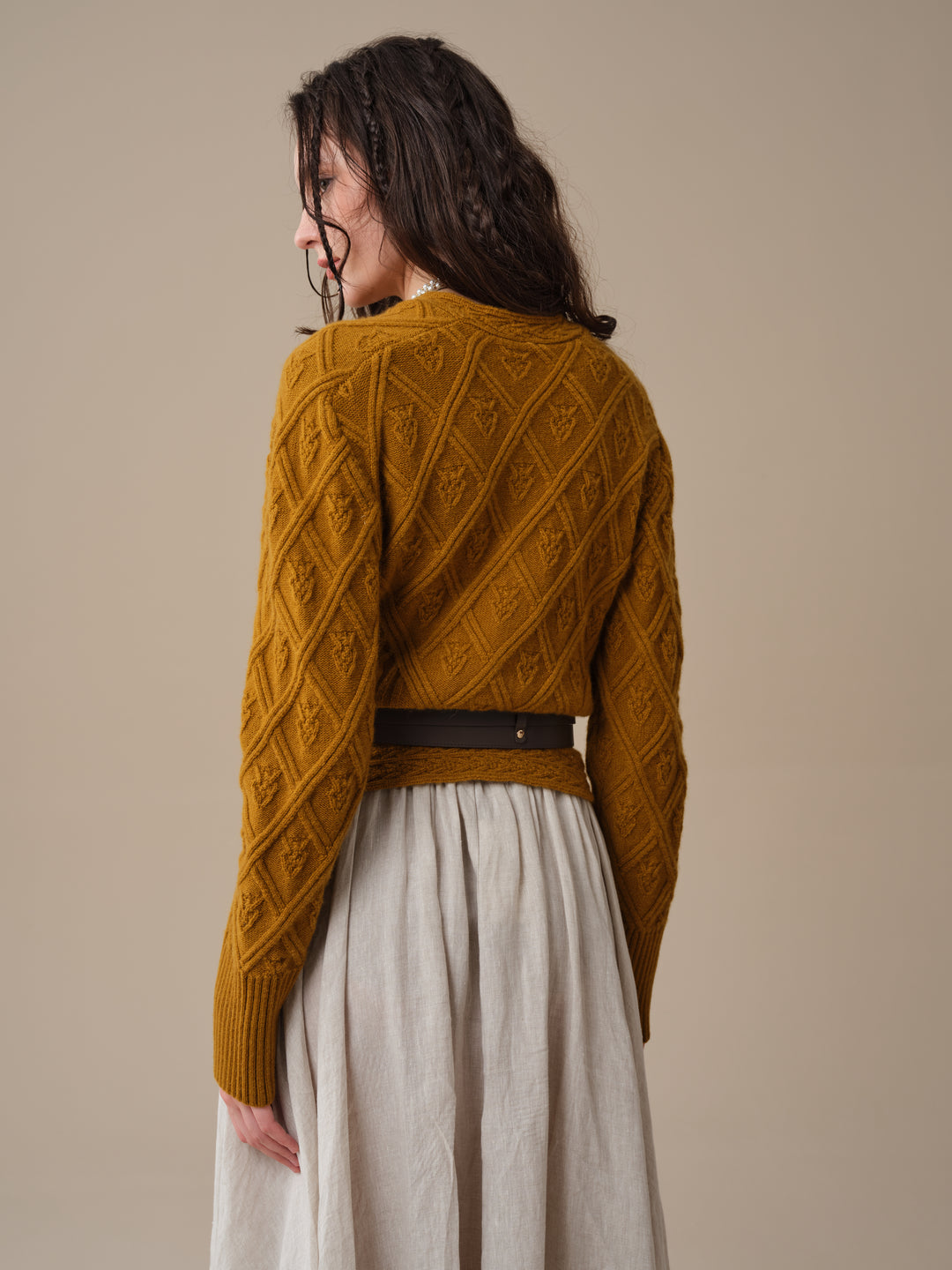 Flurry 17 | 100% Wool Sculptured Knitwear Cardigan