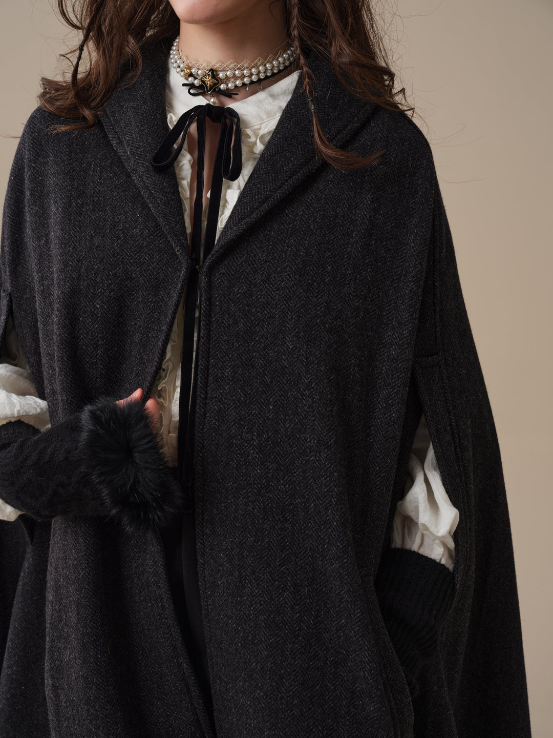 Martha 03 | 100% Wool Cape Duster