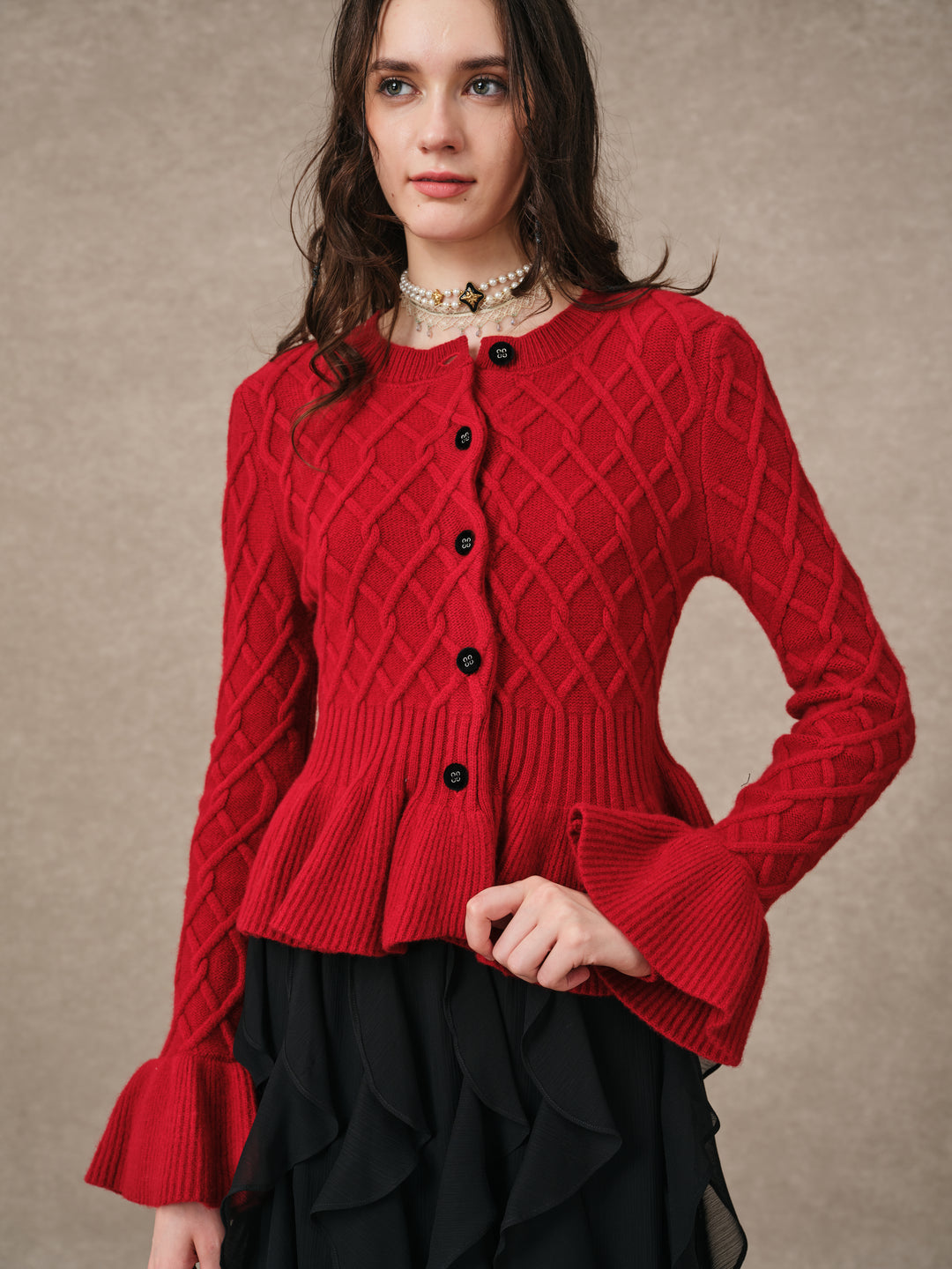 Freya | 100% Wool Cardigan