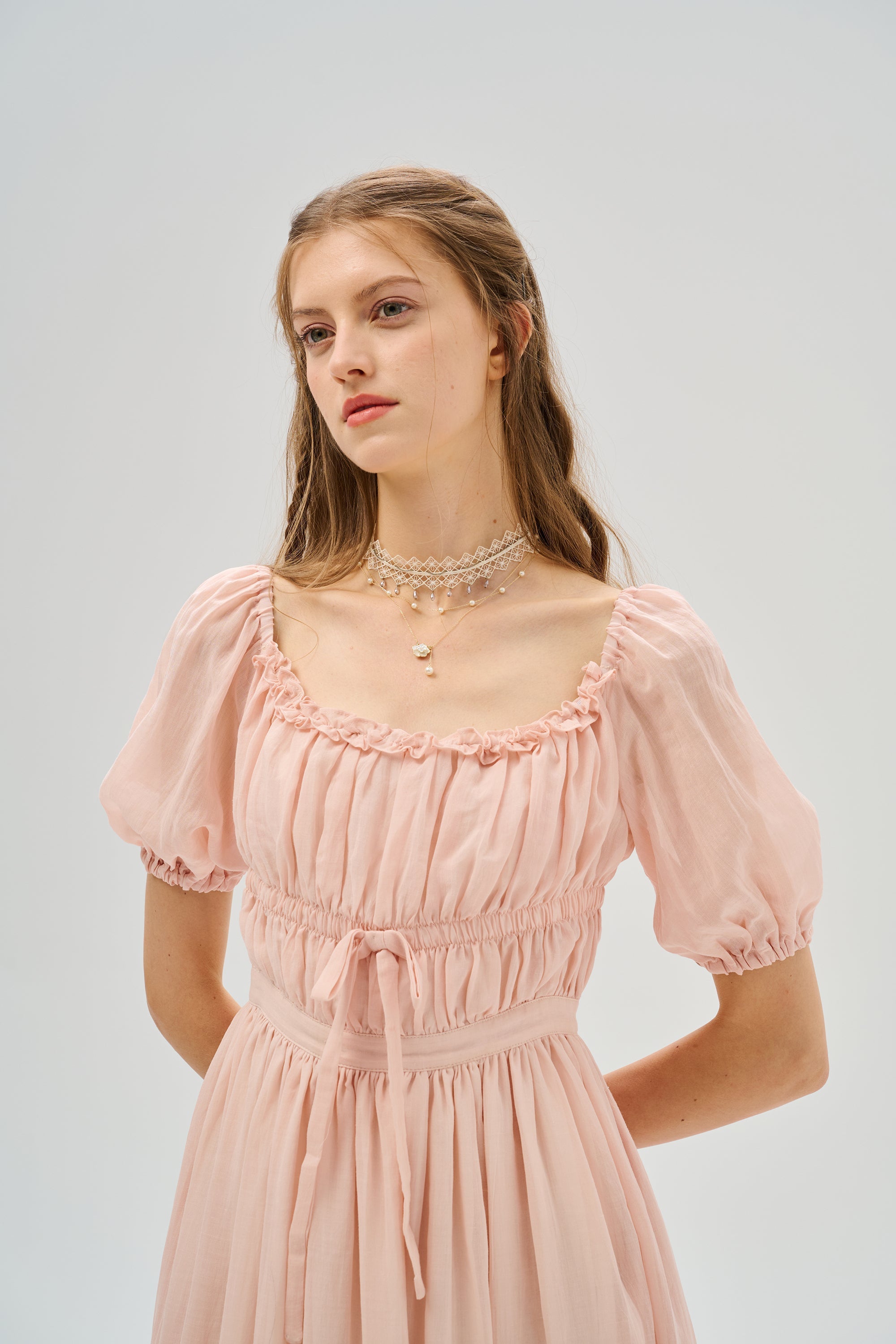 Osmanthus 01 | maxi linen dress – Linennaive