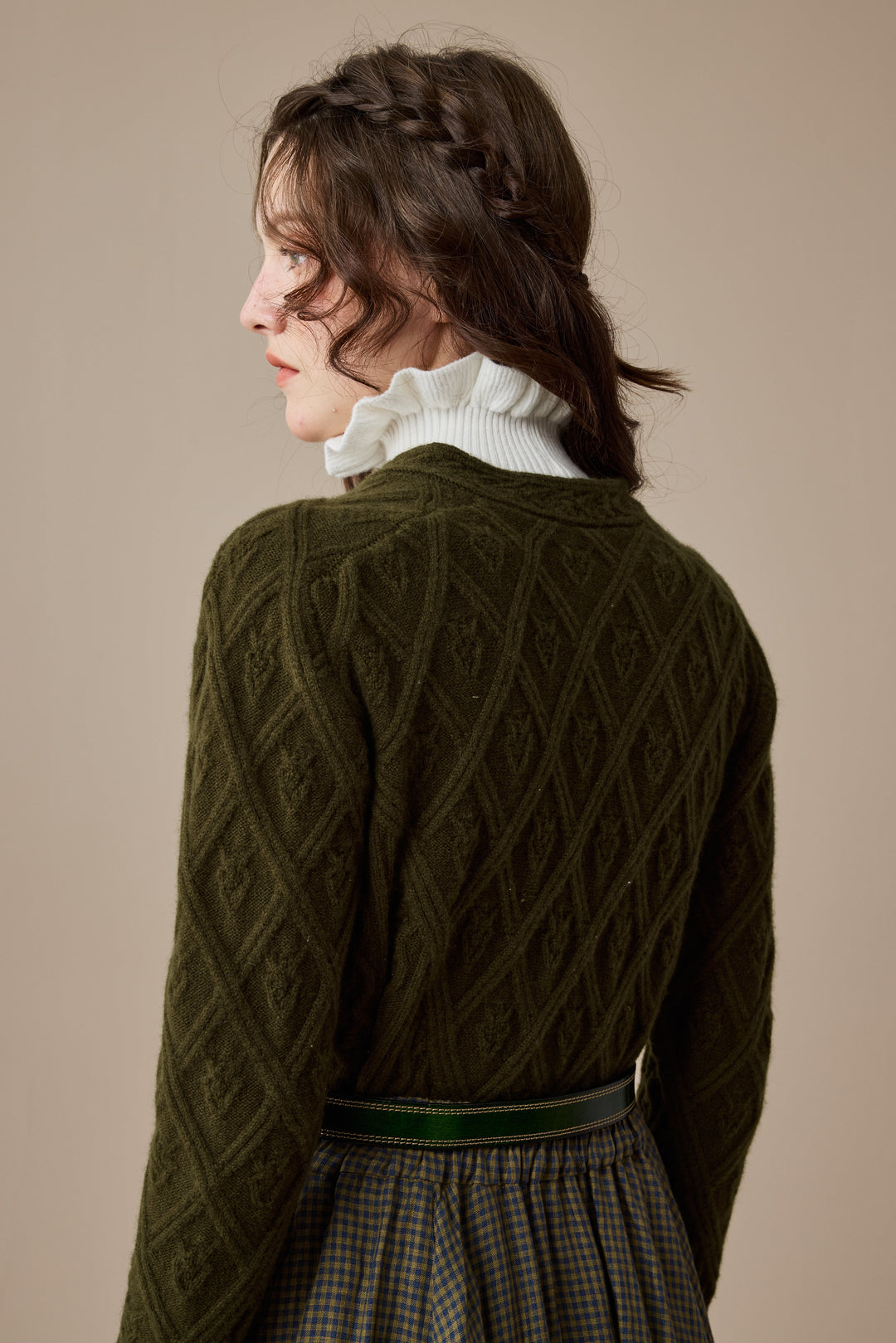 Flurry 17 | 100% Wool Sculptured Knitwear Cardigan
