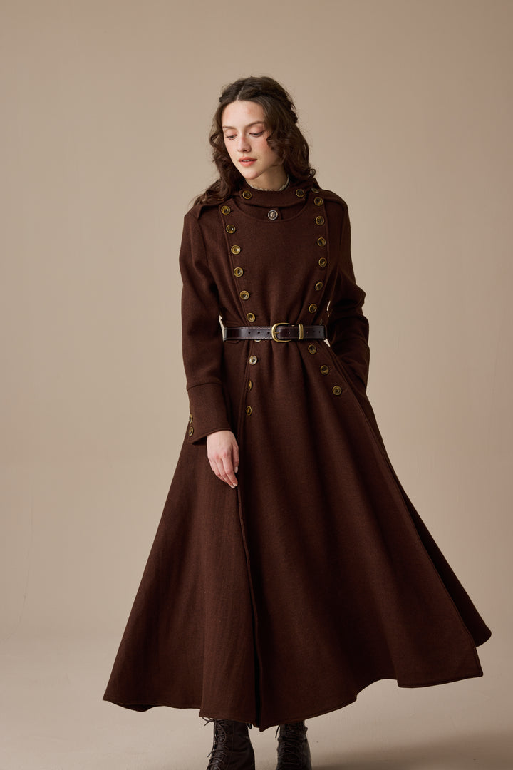 Monica 31 | 100% Wool  Double Breasted Coat