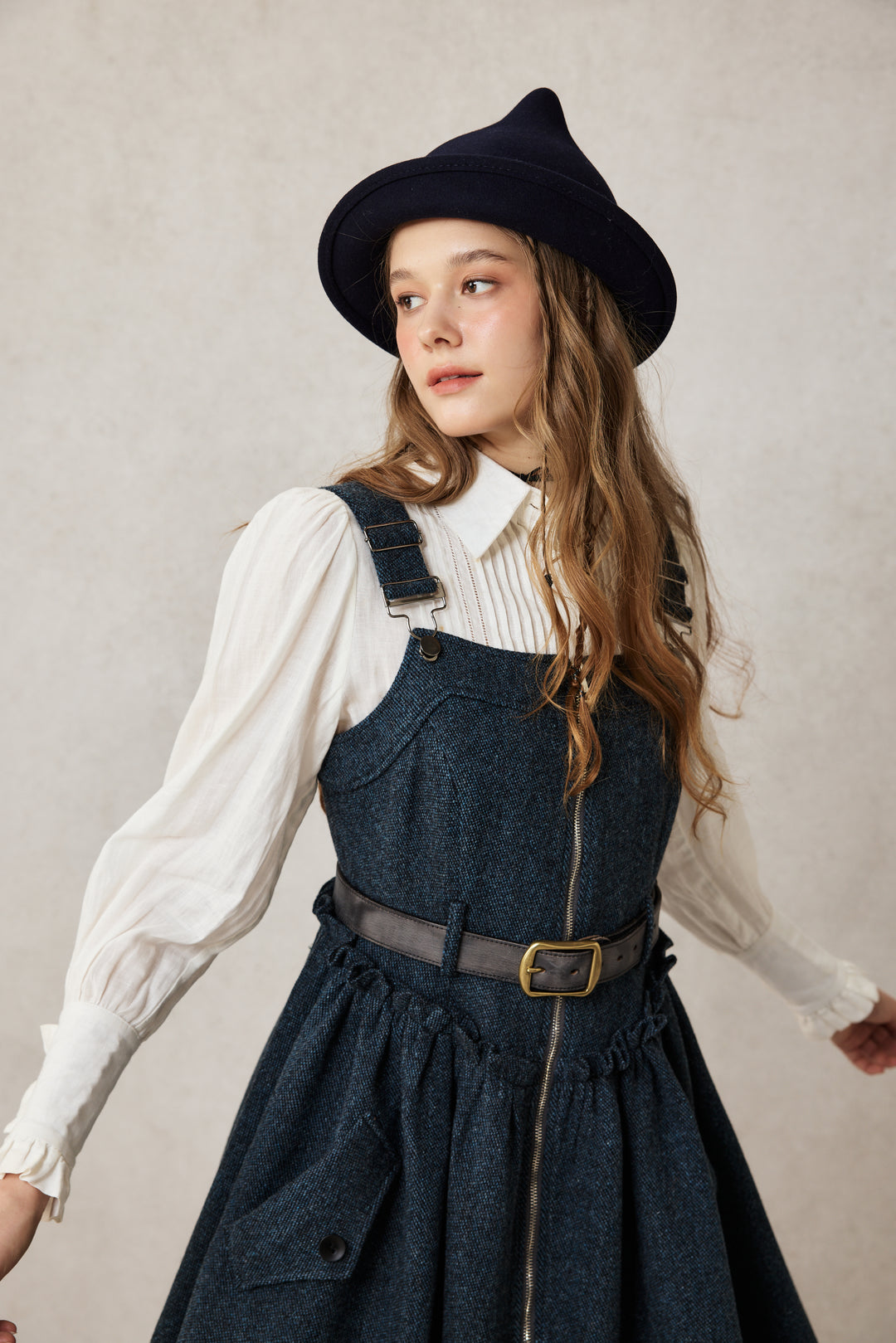 Tess 31 |100% Wool Halter Dress