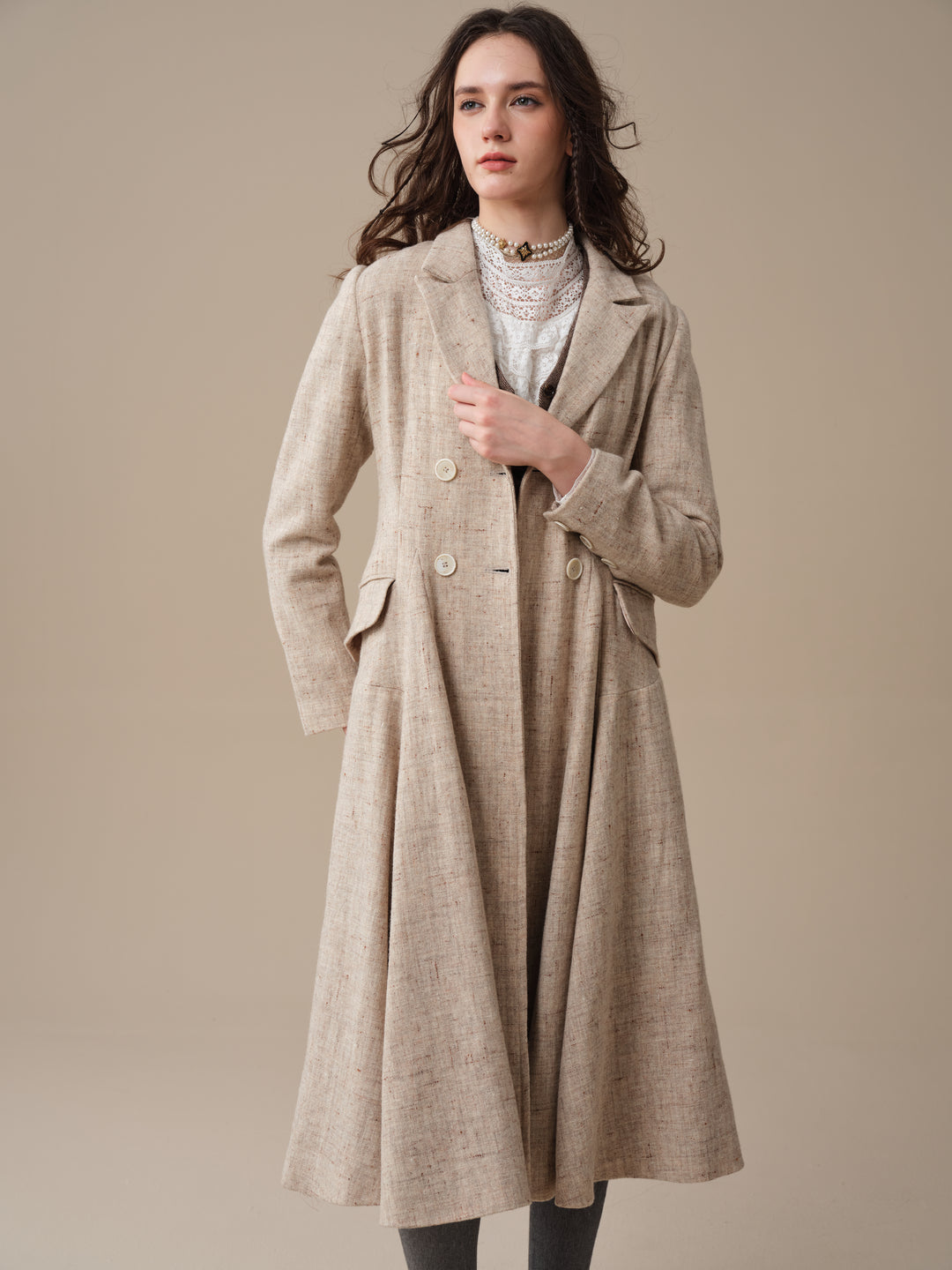 The Roman Holiday 17 | 100% wool classic coat