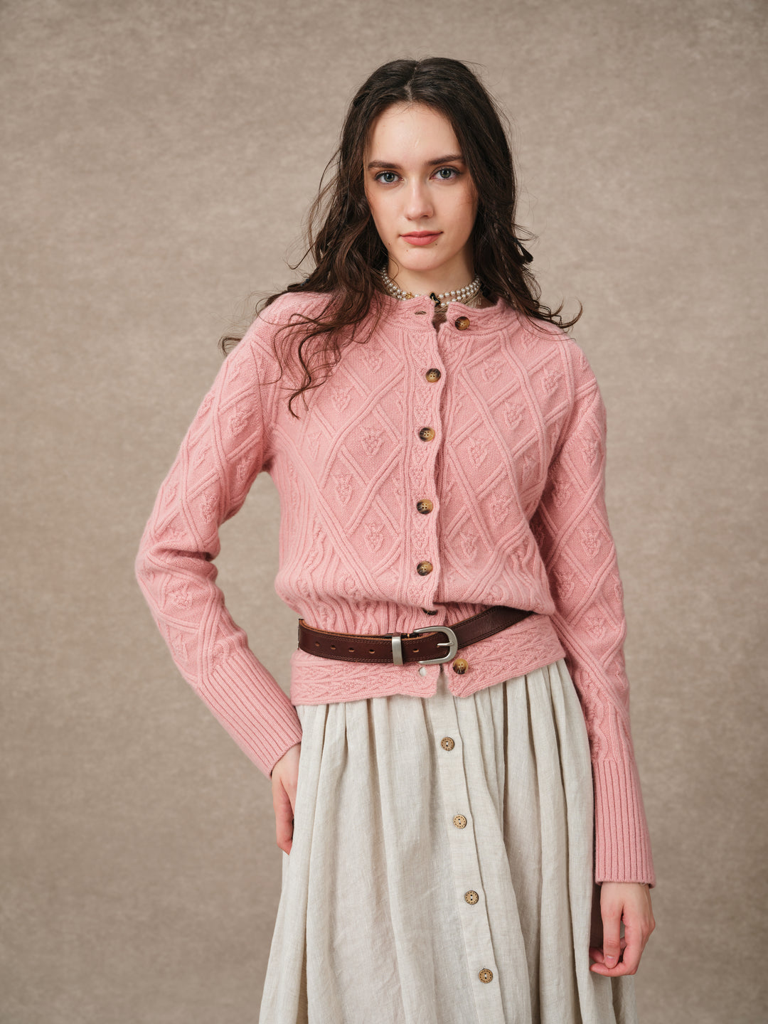 Flurry 17 | 100% Wool Sculptured Knitwear Cardigan