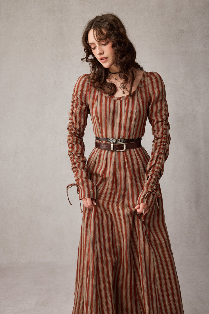 Crystal 17 | Victorian maxi linen dress