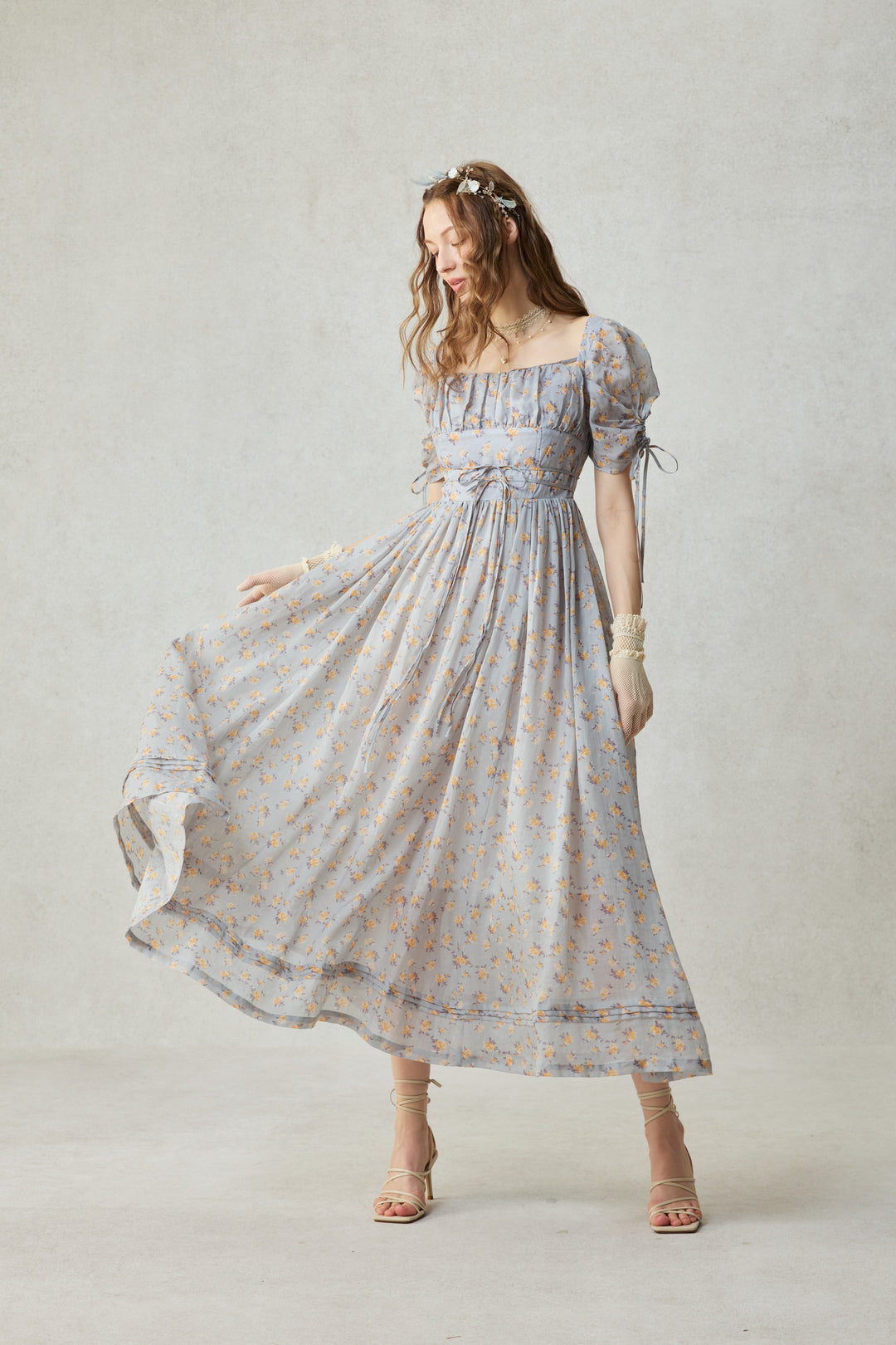 Monette 27 | Corset Linen Dress
