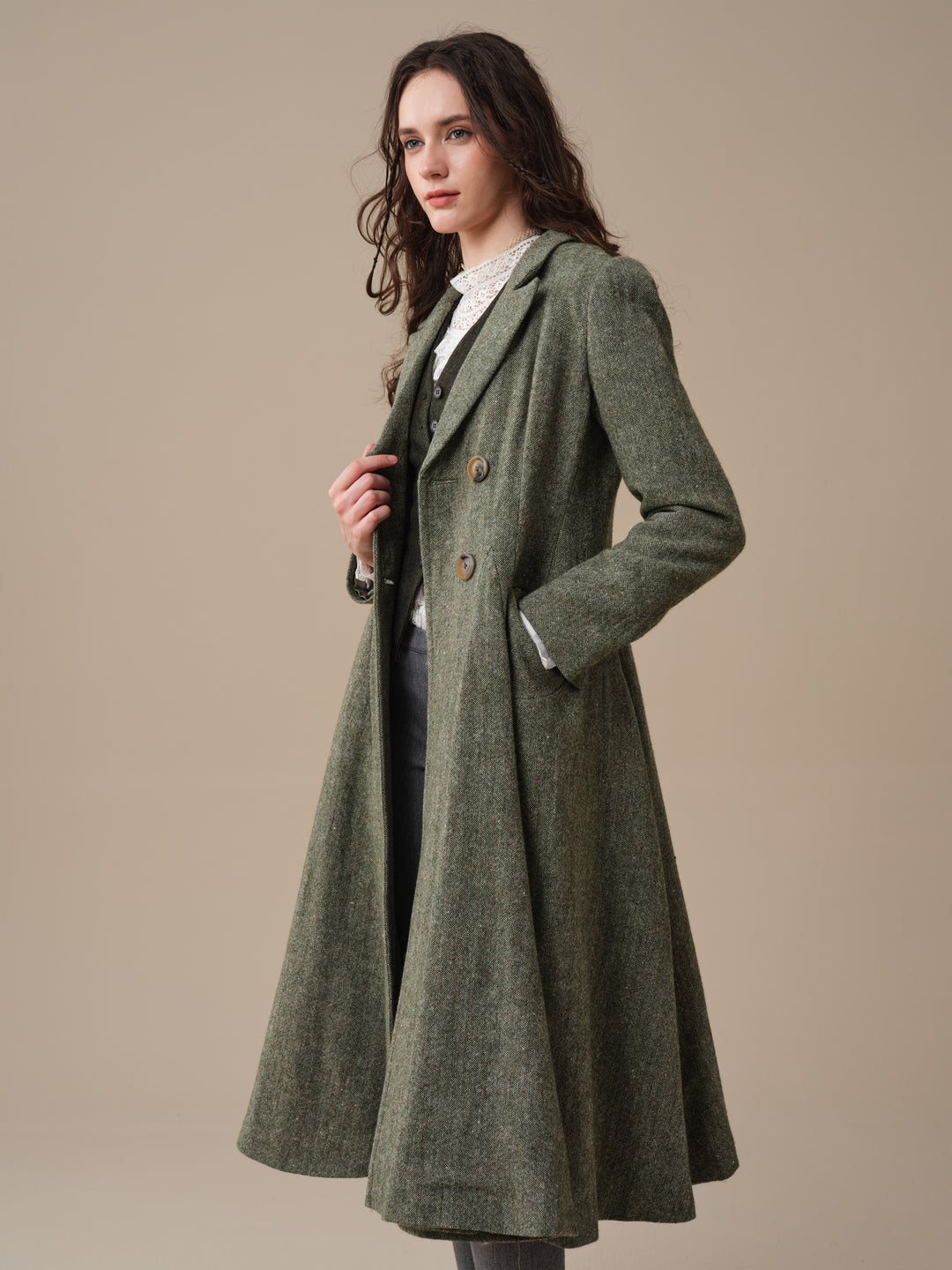 The Roman Holiday 17 | 100% wool classic coat