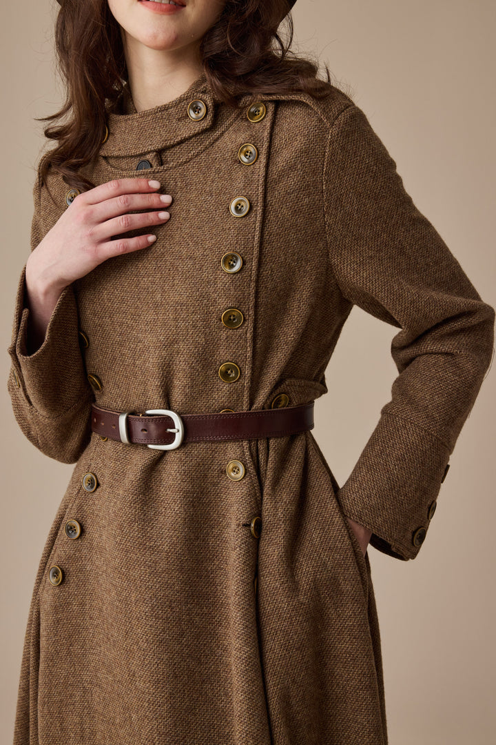 Monica 31 | 100% Wool  Double Breasted Coat