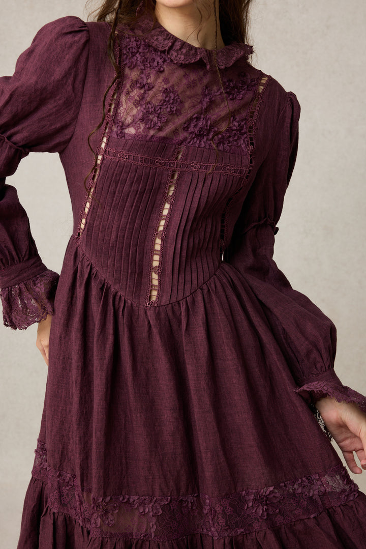 Beverly 31| victorian linen dress