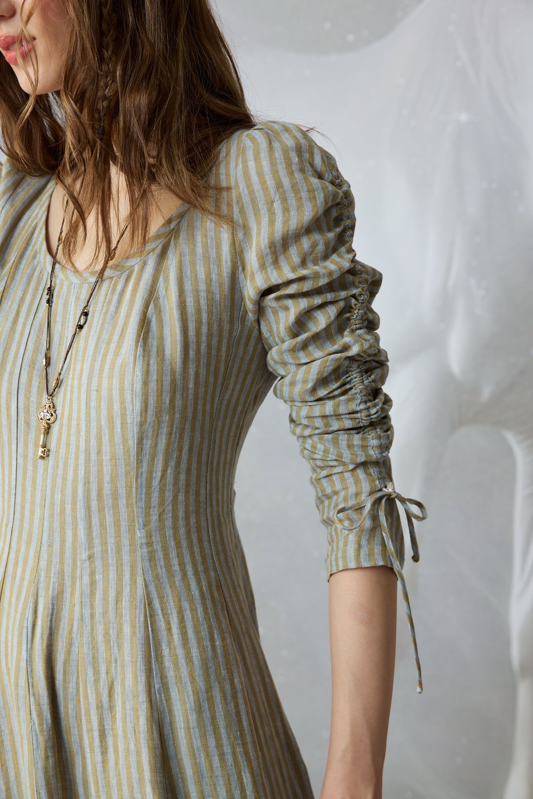 Crystal 17 | Victorian maxi linen dress