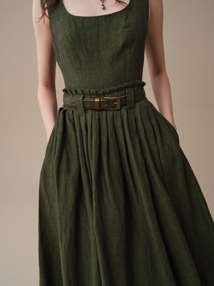 Clover 07 | Structured Linen Dress