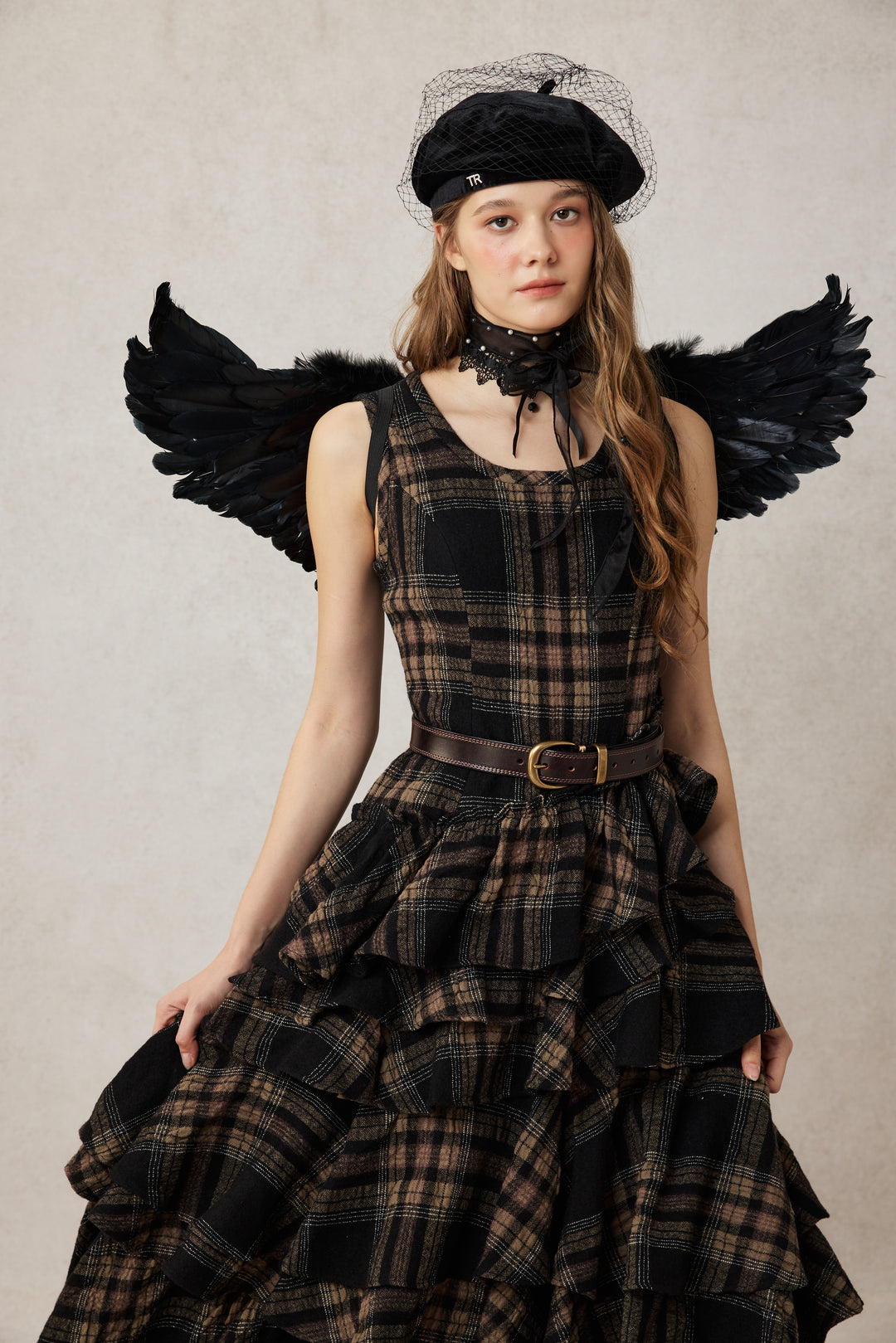 Offred 17 | 100% wool layered dress gown