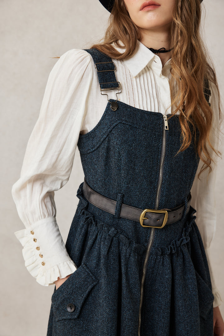 Tess 31 |100% Wool Halter Dress