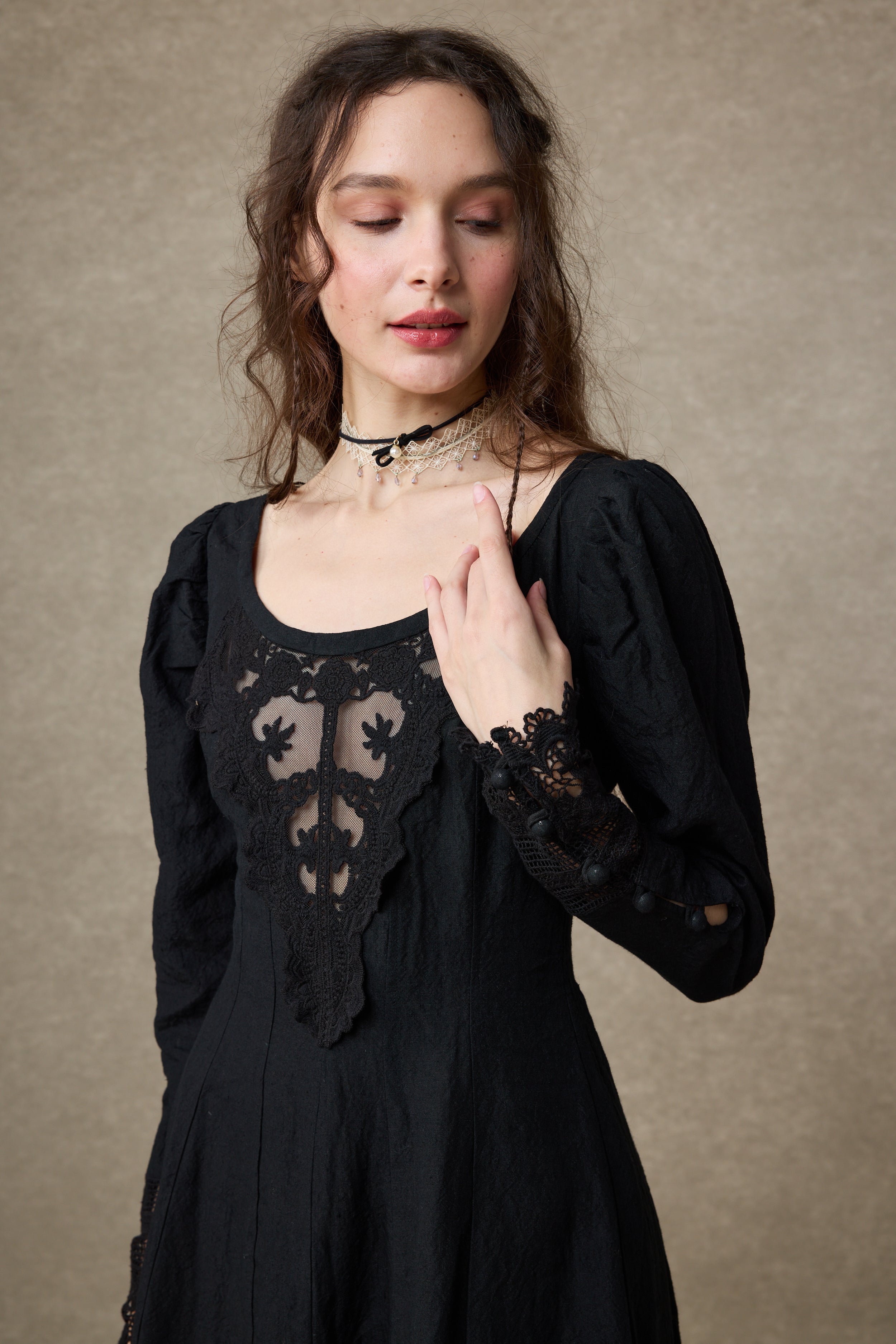 Azalea 23 | Linen Corset Evening Dress – Linennaive