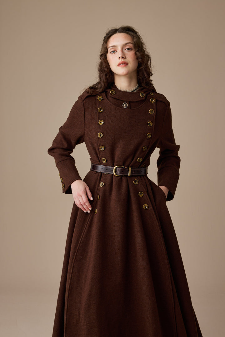 Monica 31 | 100% Wool  Double Breasted Coat