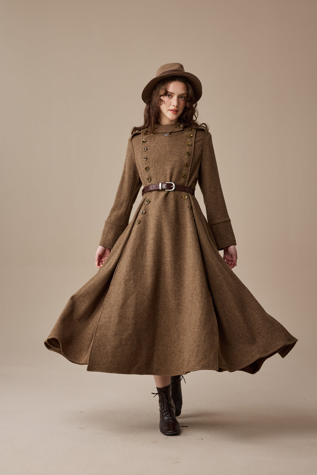 Monica 31 | 100% Wool  Double Breasted Coat