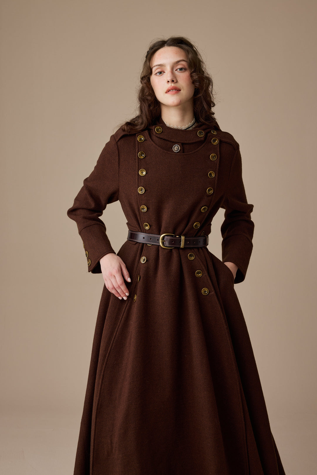 Monica 31 | 100% Wool  Double Breasted Coat