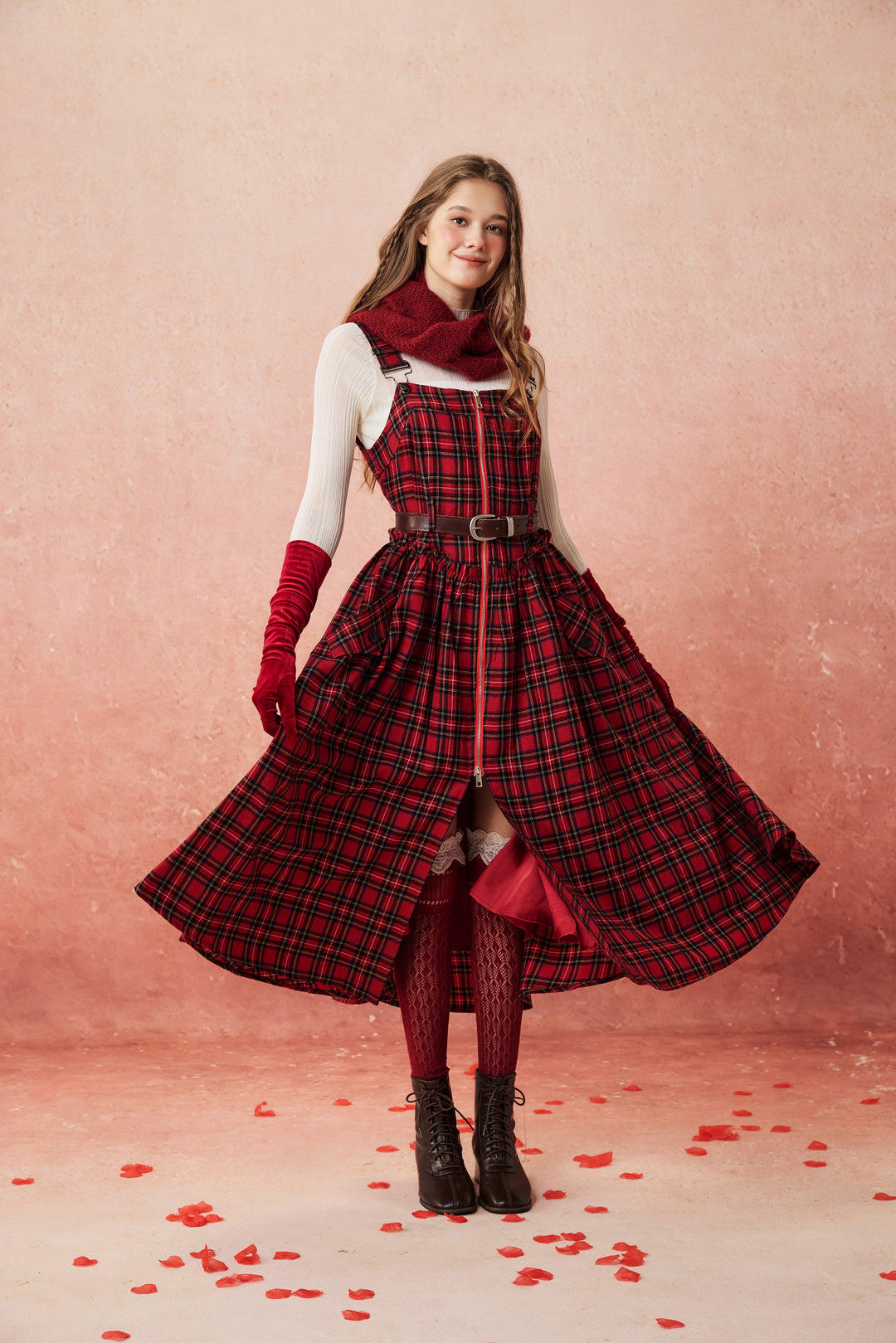 Tess 31 |100% Wool Halter Dress