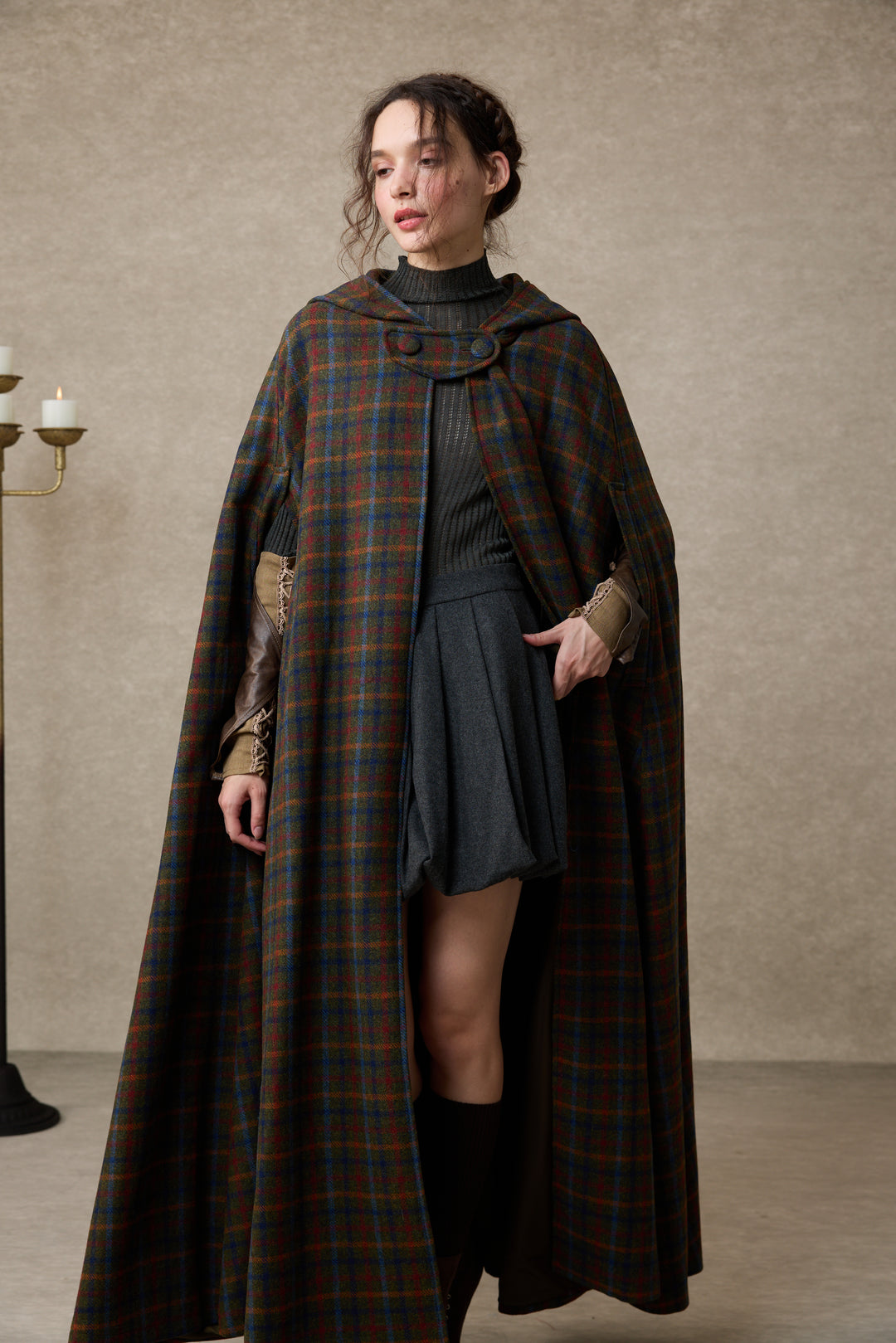 Astor 35| 100% Wool Cloak Coat