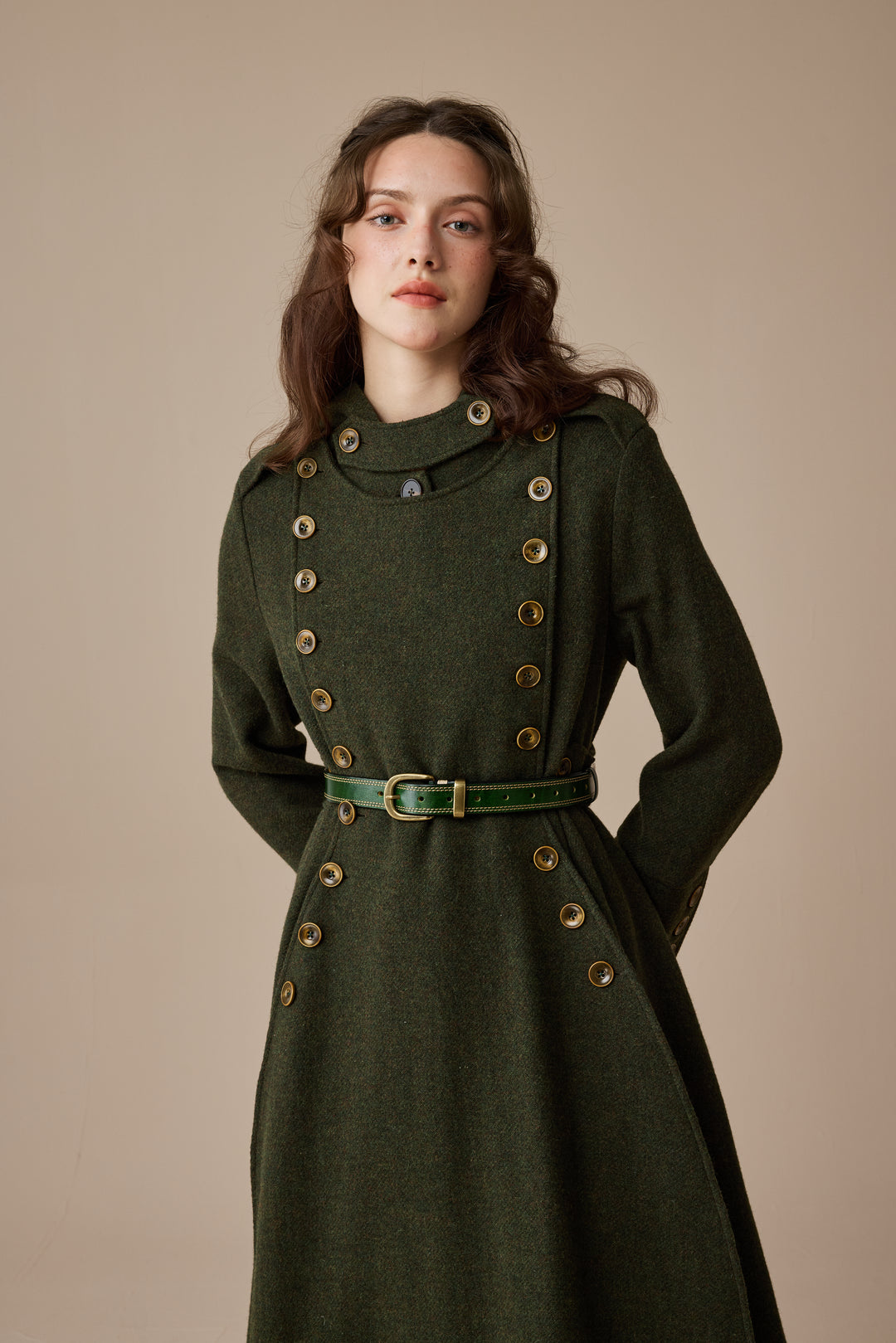 Monica 31 | 100% Wool  Double Breasted Coat