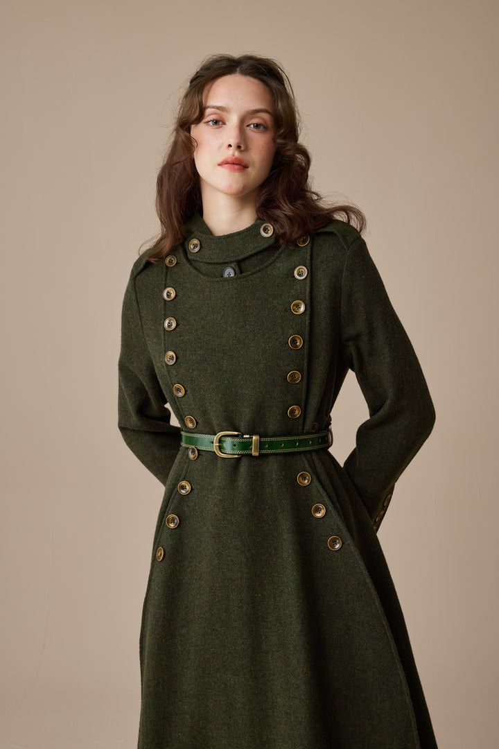 Monica 31 | 100% Wool  Double Breasted Coat