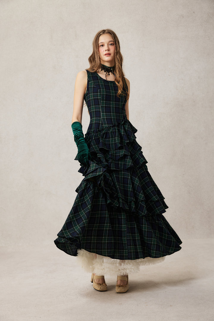 Offred 17 | 100% wool layered dress gown