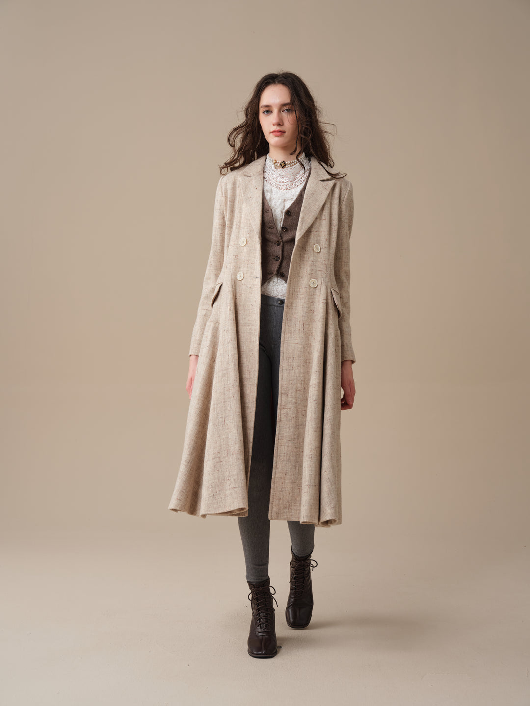 The Roman Holiday 17 | 100% wool classic coat