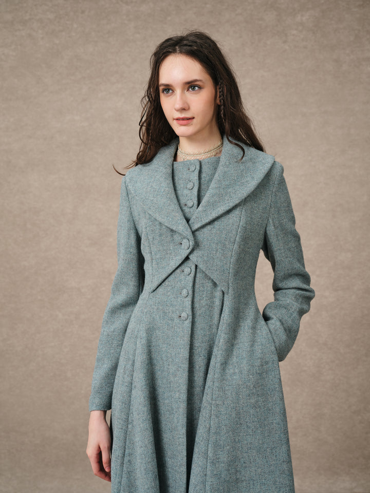 Gemma 17 | 100% wool victorian coat
