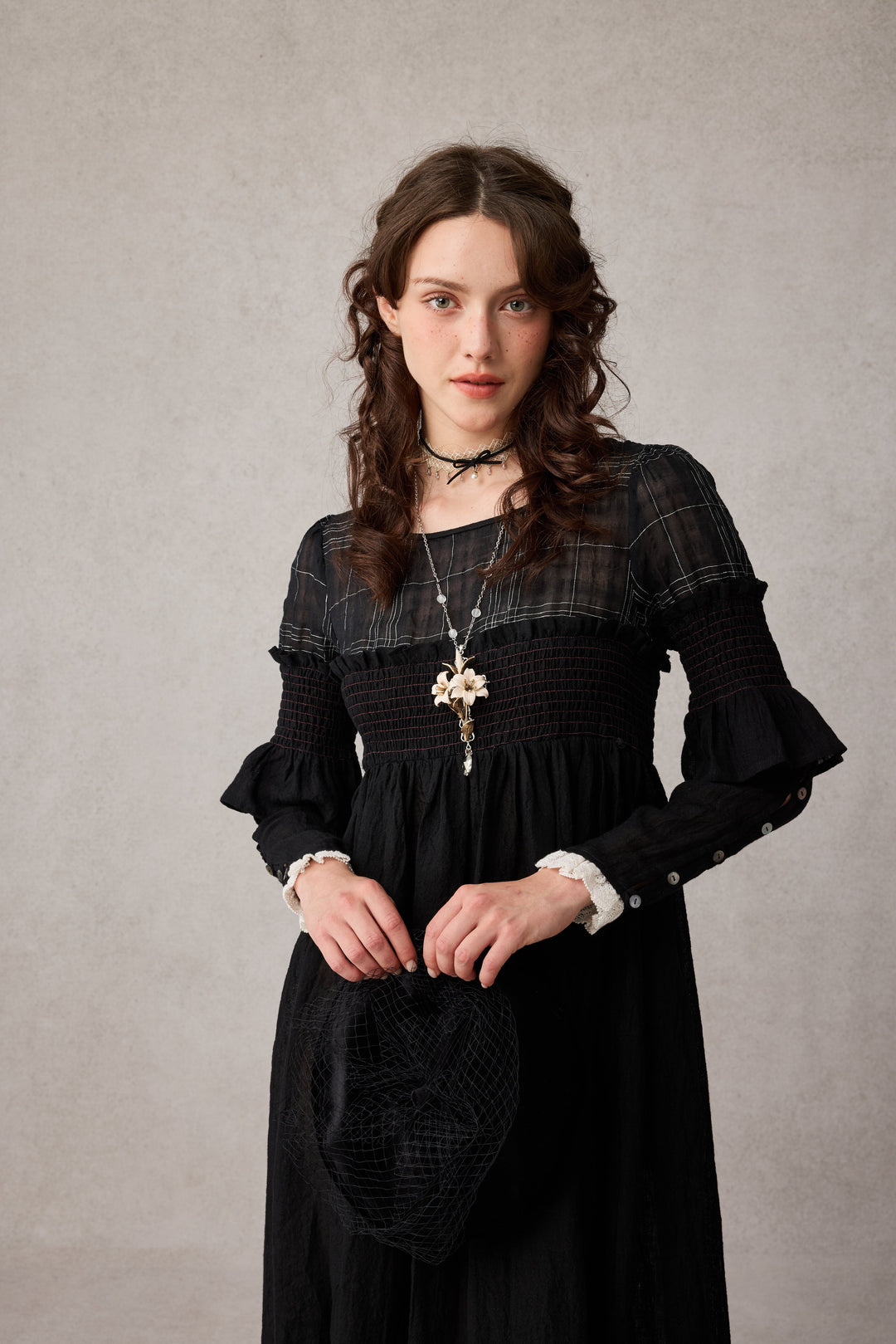 Orchid 19 |romantic linen gown