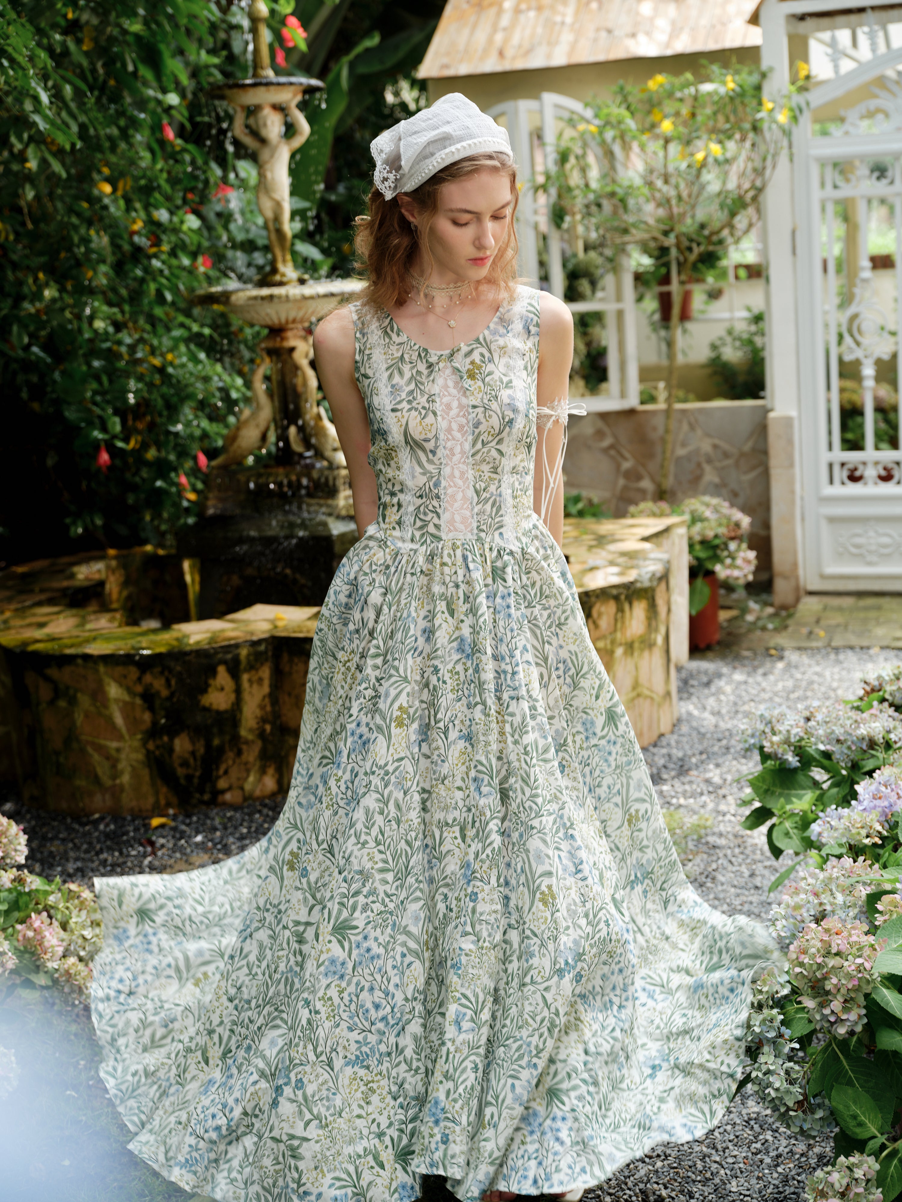 Vanille 18 | Jane's Garden Dress – Linennaive