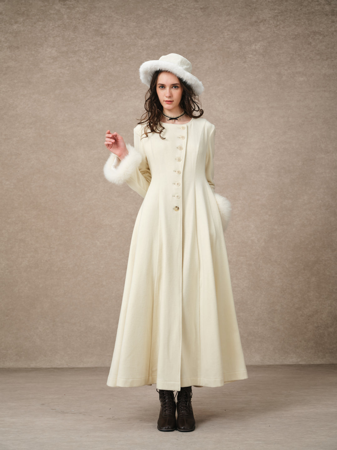 Victoria 02 | Corset 100% Wool Coat